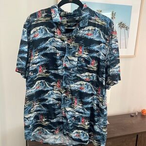 French Connection- Space Surfer Button Down